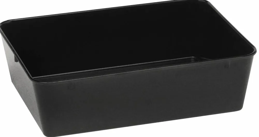 Weekendaanbieding Vleesbak Zwart Melamine - 300x190x(H)80mm