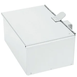 Asverzamelaar RVS - Met Scharnierend Deksel - 210x140x(H)90mm Must-Have