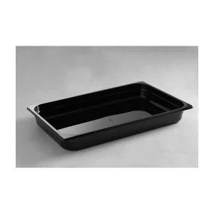 Uitverkoop Gastronormbak 1/1 - 65 mm - zwart polycarbonaat