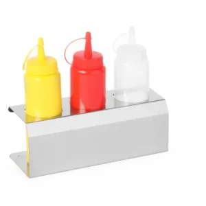 Saus Display RVS - voor 3x Dispenser Flacon 35 cl Lage Kosten