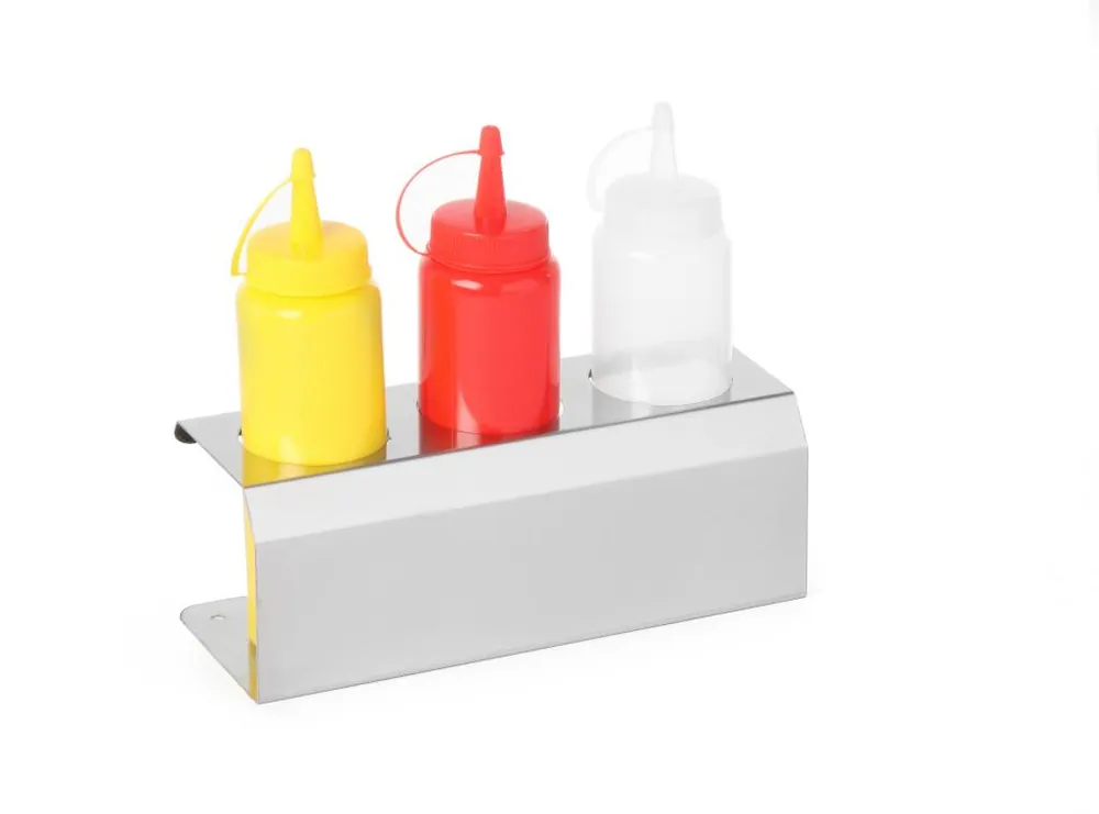 Saus Display RVS - voor 3x Dispenser Flacon 35 cl Lage Kosten