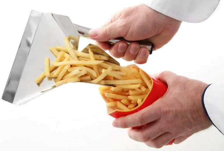 Fritesafvulschep - 2 Afneembare Handgrepen - 170x170 mm Speciale Aanbieding
