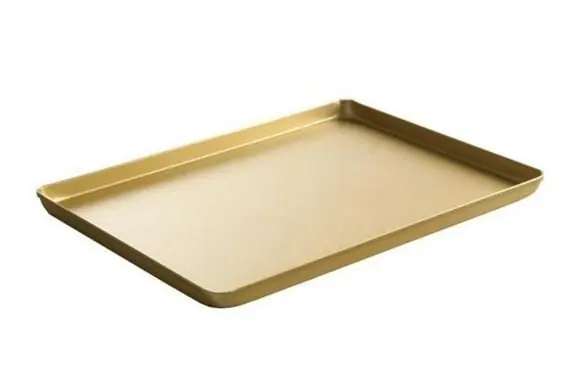 Premium Tray Aluminium - Goud Kleurig - 400x300x(H)20mm