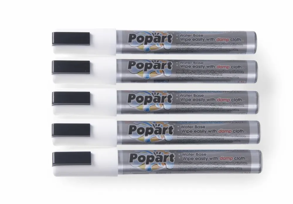 Krijtstift 2-6mm - 5 stuks - Wit Seizoensaanbieding