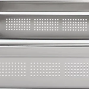 Korting Gastronormbak GN2/3 - RVS - geperforeerd - (h)65mm