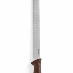 Ham- en zalmmes 350mm - Greep PP bruin Hoge Kwaliteit