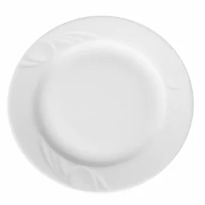Lage Kosten Bord plat - 320x27 mm - Karizma - Wit - Porselein