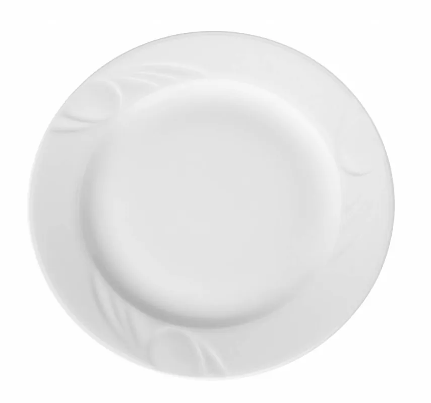 Lage Kosten Bord plat - 320x27 mm - Karizma - Wit - Porselein