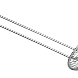 Frituurschep RVS - Met Draadgreep - 120x340mm Hoge Kwaliteit