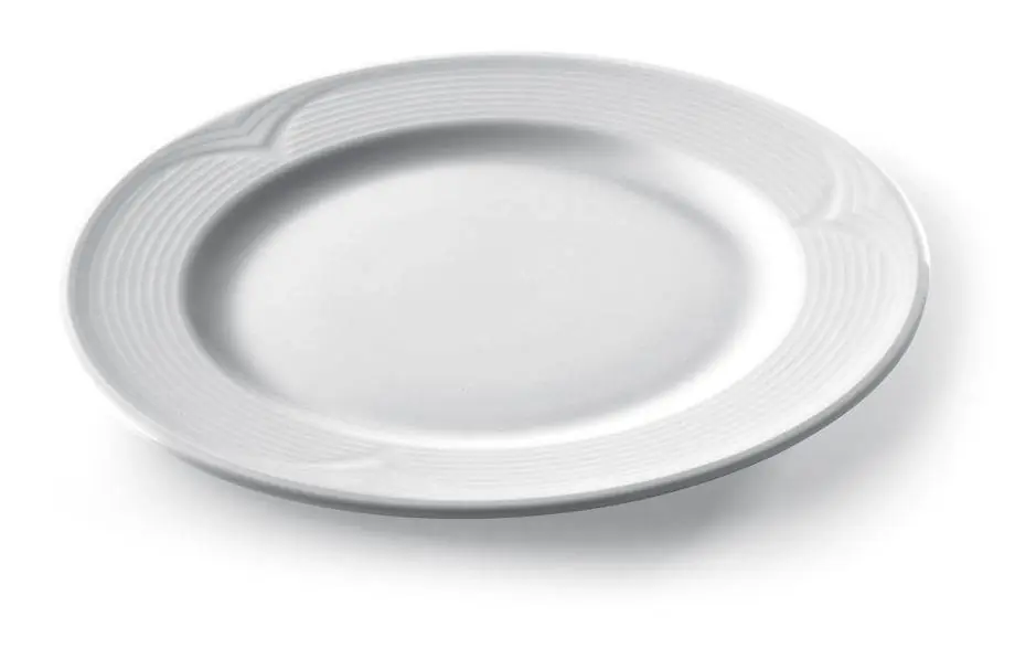 Op = Op Bord plat - 320x25 mm Saturn - Wit - Porselein