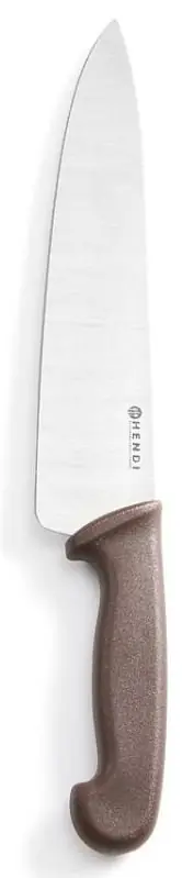 Koksmes 240 mm - bruin PP heft Superprijs