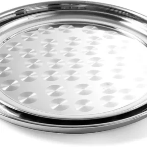 Dienblad Rond Chroomstaal - Geborsteld - Ø300mm Beste Prijs
