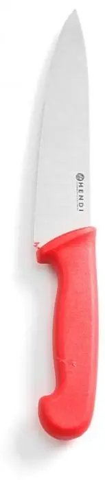 Aanbieding Koksmes 180 mm - rood PP heft
