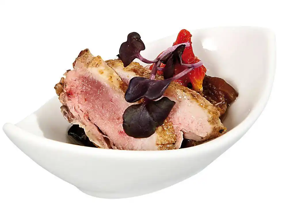 Tapasschaaltje Concha set 6 - 90x50x20 mm - Wit - Porselein Must-Have