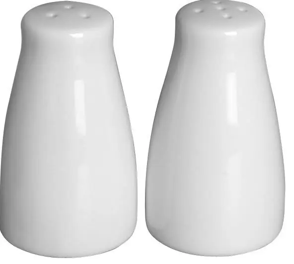 PeperZoutstrooier Set - Wit Porselein - Ø42x(H)80mm Goedkoop