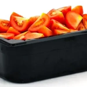 Gastronormbak 1/4 - 65 mm - zwart polycarbonaat Rechtstreeks Van De Fabrikant