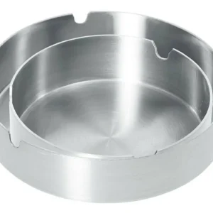 Direct Verzonden Asbak RVS - Stapelbaar - 95x28mm