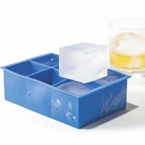 Ijsblokjesvorm XL Cubus - 6 Vakken - Siliconen Mal - 170x110x(H)52mm Snelle Levering