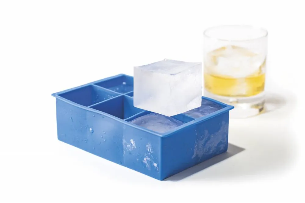 Ijsblokjesvorm XL Cubus - 6 Vakken - Siliconen Mal - 170x110x(H)52mm Snelle Levering