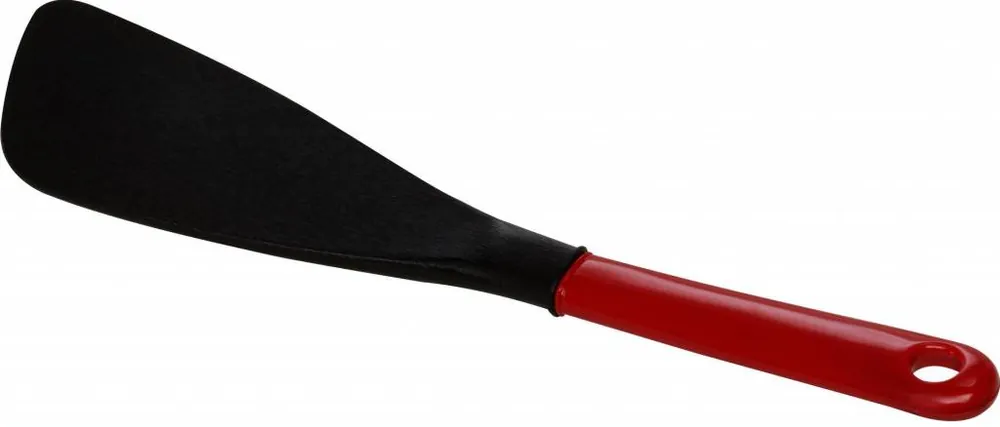 Direct Beschikbaar Bakspatel Zwart - met Rood Handvat - tot 200 Gram - 280 mm