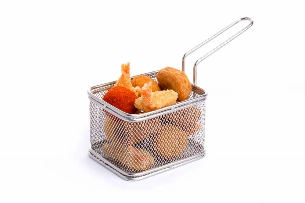 Dagaanbieding Presentatie Frietmandje - 100x80x65(h)mm