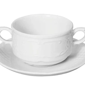 Gecertificeerd Schotel 158x20 mm Flora - voor kop 250 ml/soepkom pors.