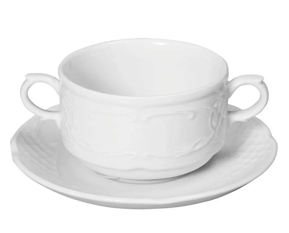 Gecertificeerd Schotel 158x20 mm Flora - voor kop 250 ml/soepkom pors.
