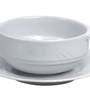 Schotel - 180x17 mm - Karizma - Voor soepkom - Wit - Porselein Shop Nu
