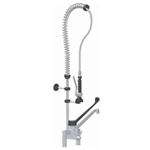 Superprijs Voorspoeldouche - 17 Liter/Minuut - Dubbelgats -Flexibele aansluitingen - (H)1260mm