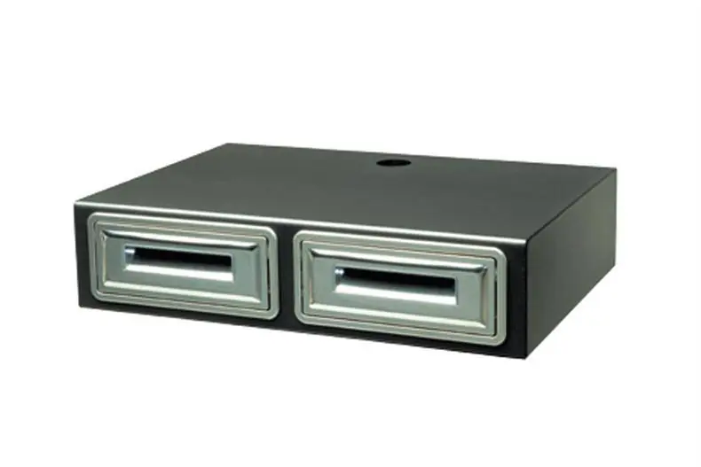Dubbele Uitkloplade RVS - Regelbare Steunen - 850x600x(H)200mm Gecertificeerd