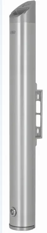 Tubulaire Wandasbak - Aluminium - 3,4 Liter - Tot 1020 Peuken - 80x80x(H)680mm Voordeelprijs