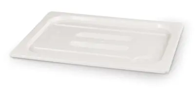 Actieprijs Polycarbonaat Deksel Wit - Zonder Uitsparing - Gn 1/4