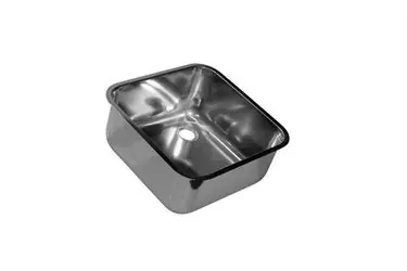 Lage Prijs XXL Select Inlasspoelbak Comfort Line - 450x450x250mm - Zonder overloop - RVS AISI 304