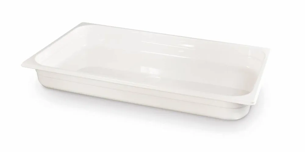 Polycarbonaat Bak Wit - 1/1 GN - 9 Liter - 65mm Hoogte Premium