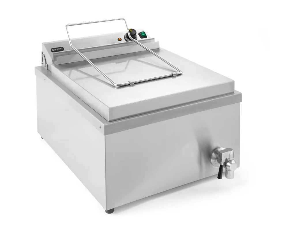 Elektrische Donut Friteuse 12 Liter - Gelaste Olietank - Tapkraan - 630x860x(H)360mm Betaalbaar