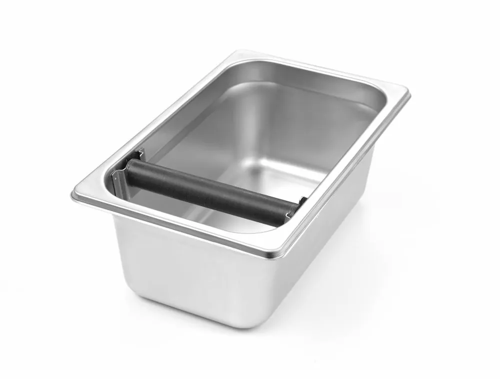 Uitklopbak 1/4 GN 100mm - RVS Bak - Klopstang Met Siliconen Hoes Voordeelprijs