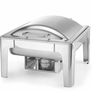 Snelle Levering Chafing Dish 2/3 GN - Mat RVS - 6 Liter - 395x430x(H)290mm