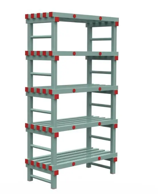 Veilige Betaling REA Eurostelling 400mm Diep - (H)2250mm- 5 Schappen - Beschikbaar in 6 Breedtes