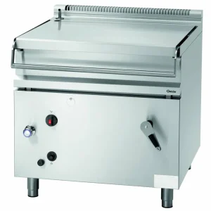 Gas Kantelbare Braadpan - 80 Liter - 100 tot 300 °C - 22 kW - 900x900x(H)900mm Bestseller