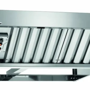 Dagaanbieding Condensatiekap RVS - 2 Filters - 800 m3/h tot 1500 m3/h - 0,37 kW - 870x950x(H)300mm