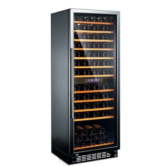Nieuw Wijnkoelkast Zwart/Aluminium - 270 Liter - 600x630x1630(h)mm