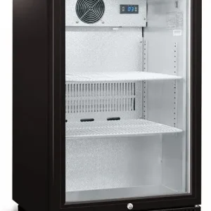Bestseller Barkoelkast Glasdeur Zwart - 112 Liter - Geforceerd - 541x556x(H)868mm