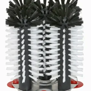 Flitsaanbieding Spoelborstel aluminium voet 5-delig - 5x18cm