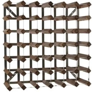Laatste Versie Wijnrek 42 flessen - 61,2 x 22,8 x (h) 61,2cm - Hout / Metaal