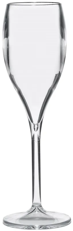 Hoge Kwaliteit Flute Transparant 15cl PC Kunststof - Per 5 Stuks