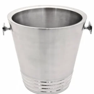 Beperkte Voorraad Wijnkoeler Bormio - Dubbelwandig RVS - Ø22cm x 23(h)cm