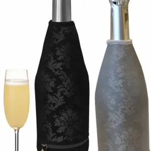 Lage Prijs Champagne Thermal Cover - Grijs met barokprint