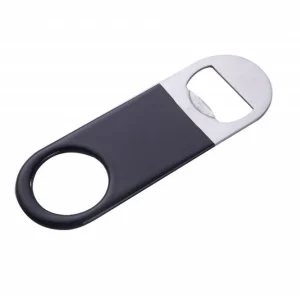 Hoge Kwaliteit Flesopener Mini - Zwart vinyl