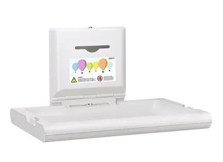 Babyverschoontafel Horizontaal - Wit - Opklapbaar Model - 860x570x(H)480mm(Open) Voordeelprijs