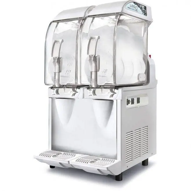 Slush IJs Machine - Slush Puppy - 2x11 Liter Capaciteit - 980W - 400x580x(H)870mm Laatste Kans